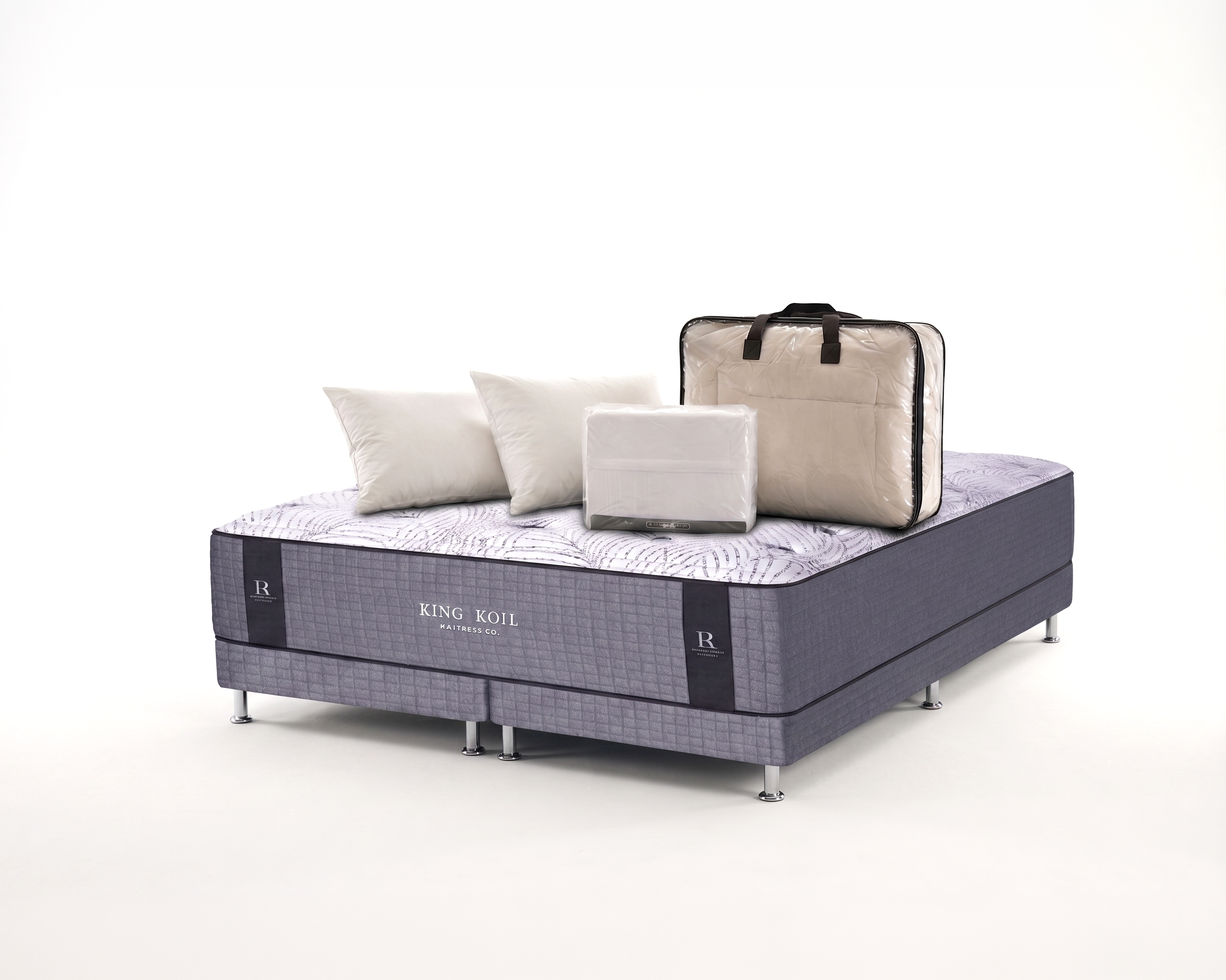King Koil Lexington con combo de descanso completo
